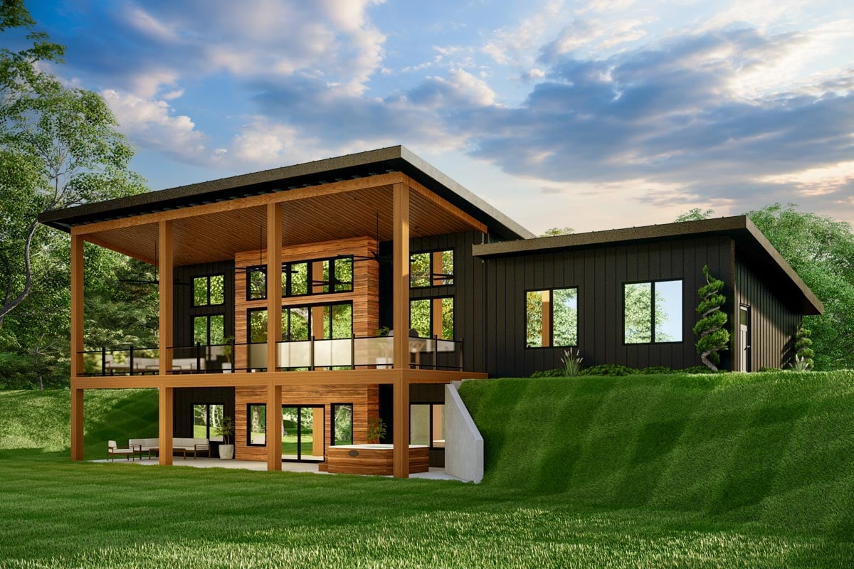 Plan image - 135253GRA:Expandable Lake or Mountain House Plan Under 1700 Square Feet with Garage - 1679 Sq Ft