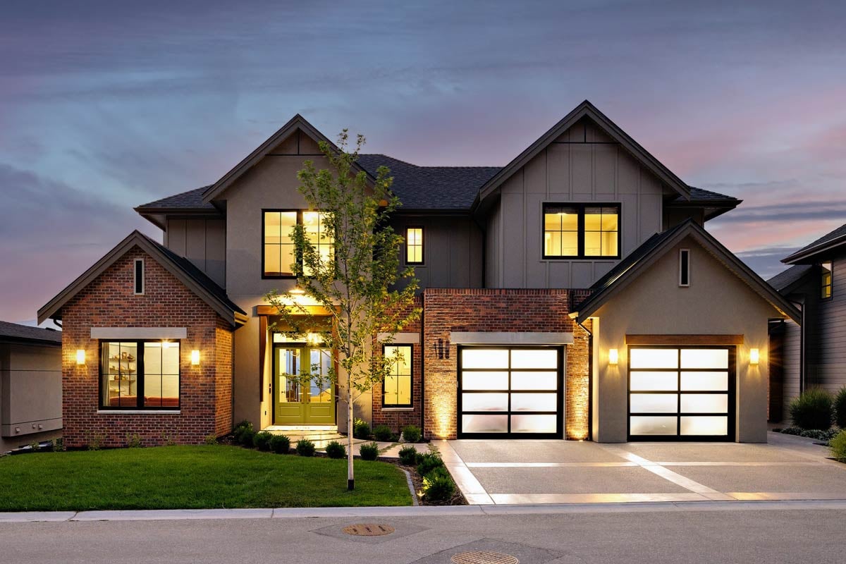 Plan image - 144114UPR:Two-Story Northwest Craftsman House Plan with Outdoor Kitchen - 3082 Sq Ft