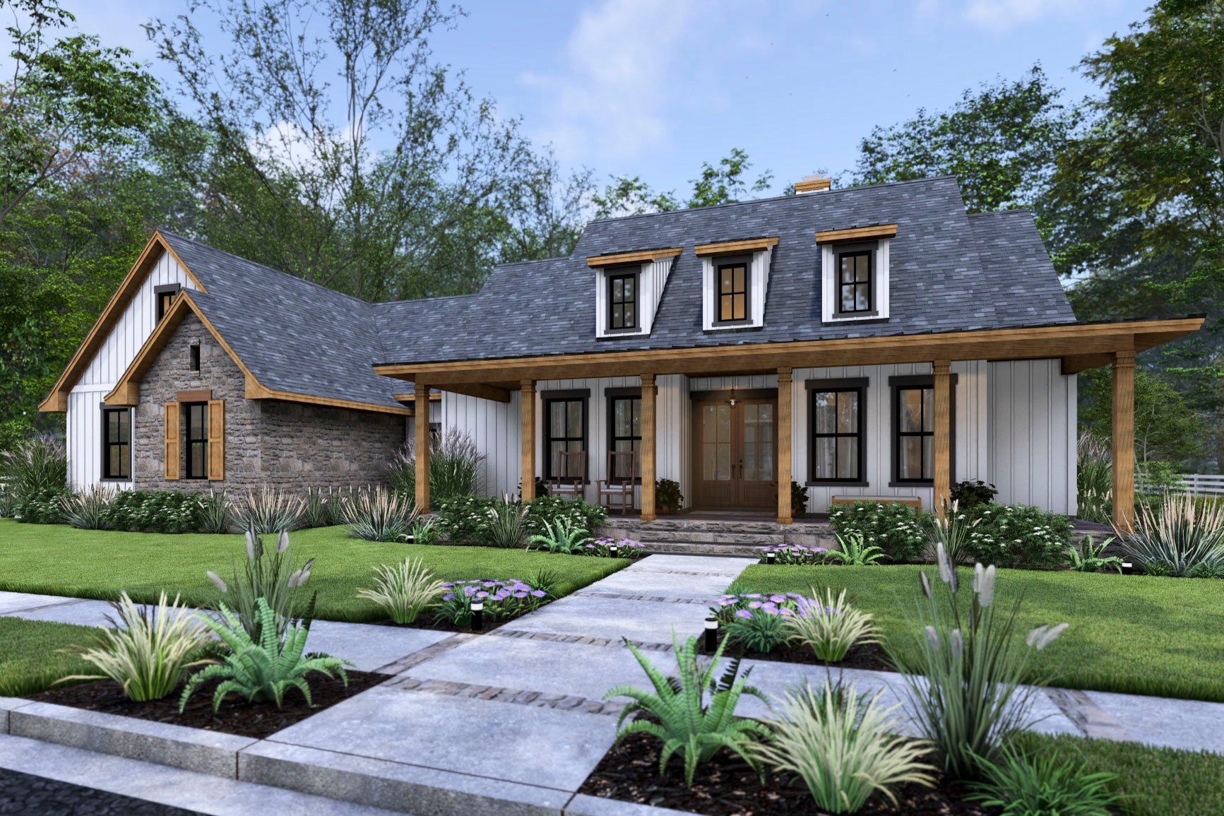 Plan image - 16934WG:Charming 3-Bed Modern Farmhouse with Bonus Room - 2093 Sq Ft