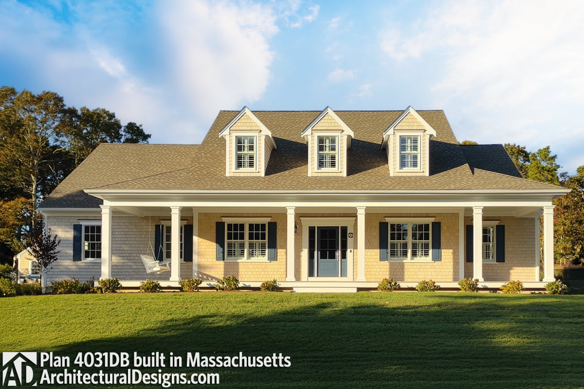 build gallery item - House Plan 4031DB Comes to Life in Massachusetts
