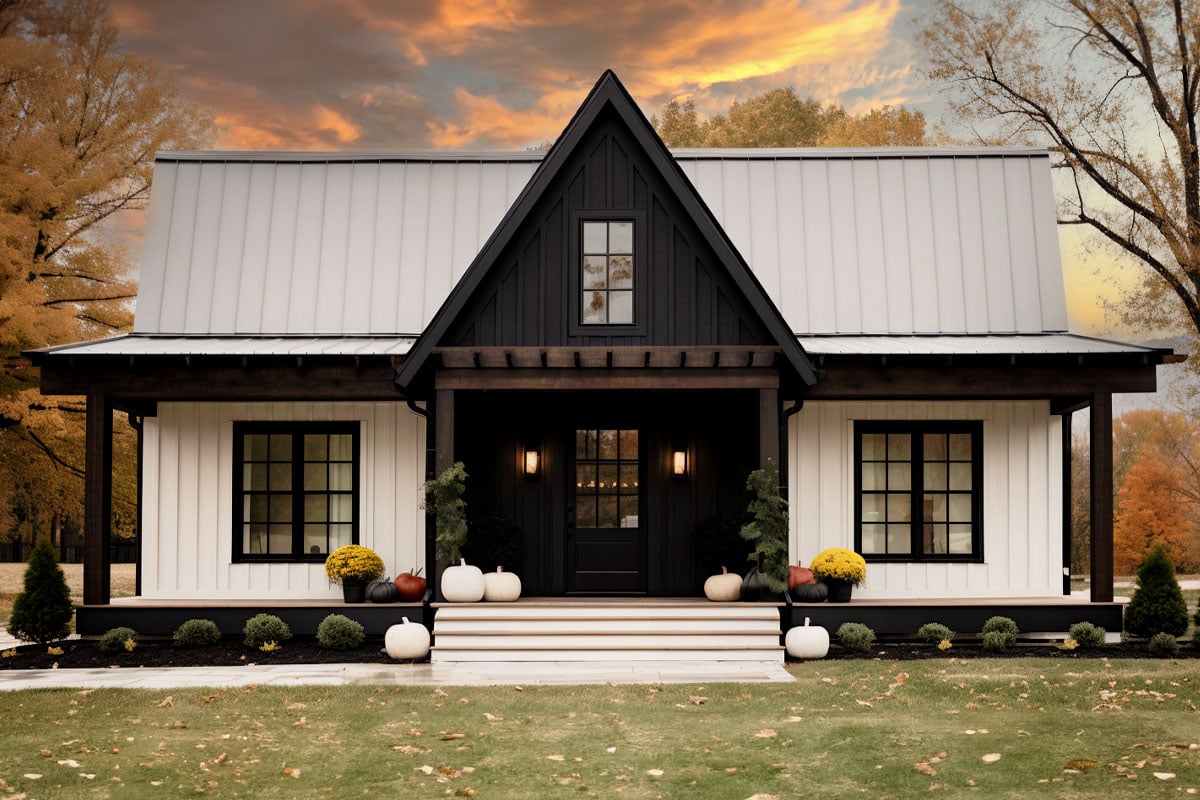 Plan image - 420113WNT:Craftsman Cottage with Vaulted Great Room and Optional Lower Level Expansion - 1368 Sq Ft