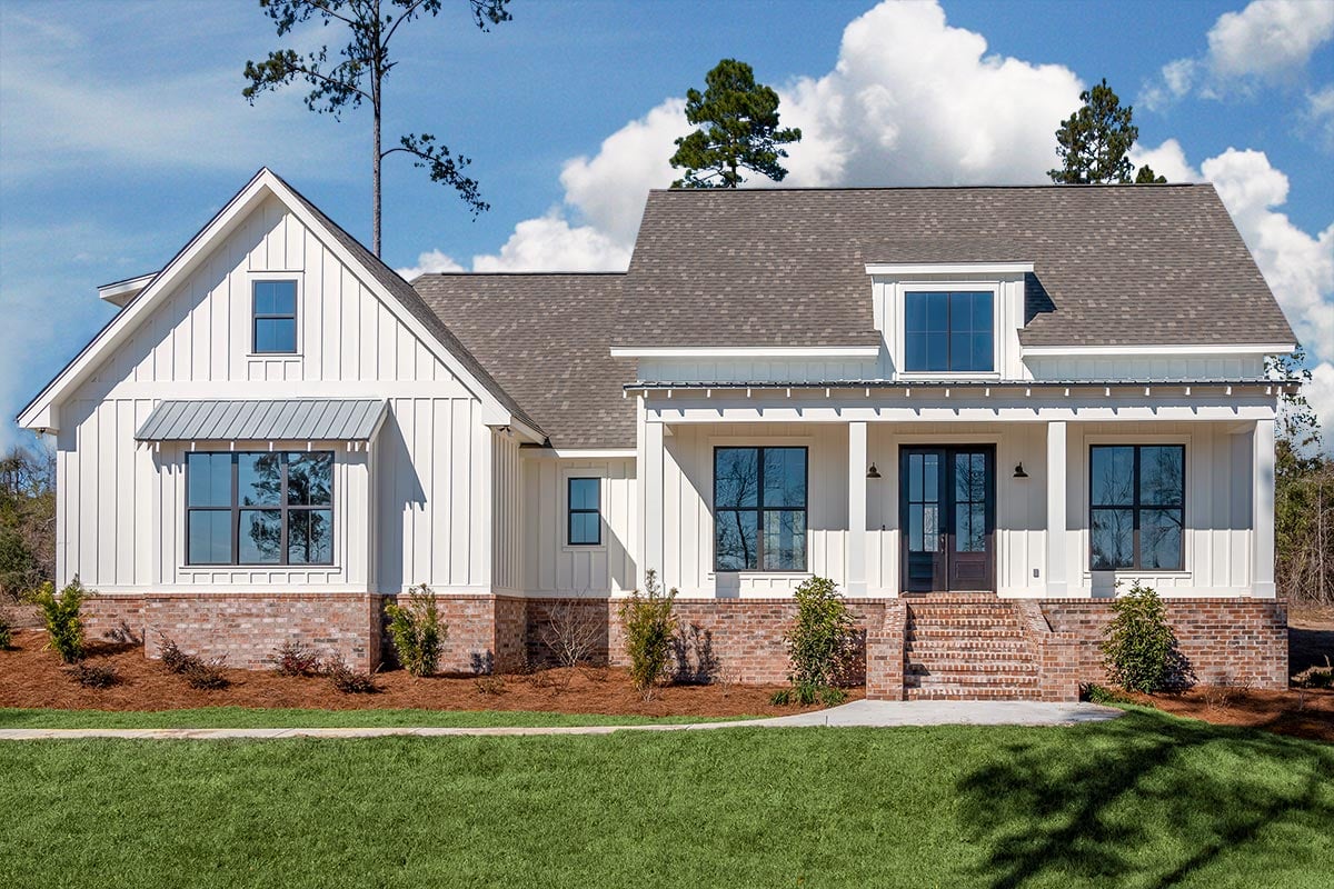 Plan image - 51762HZ:Budget Friendly Modern Farmhouse Plan with Bonus Room