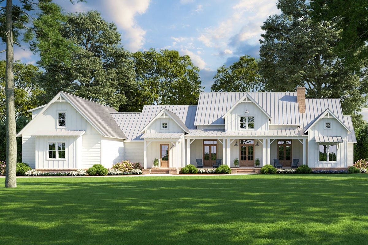 Plan image - 56460SM:Modern Farmhouse with Everything You Need and More - 3095 Sq Ft