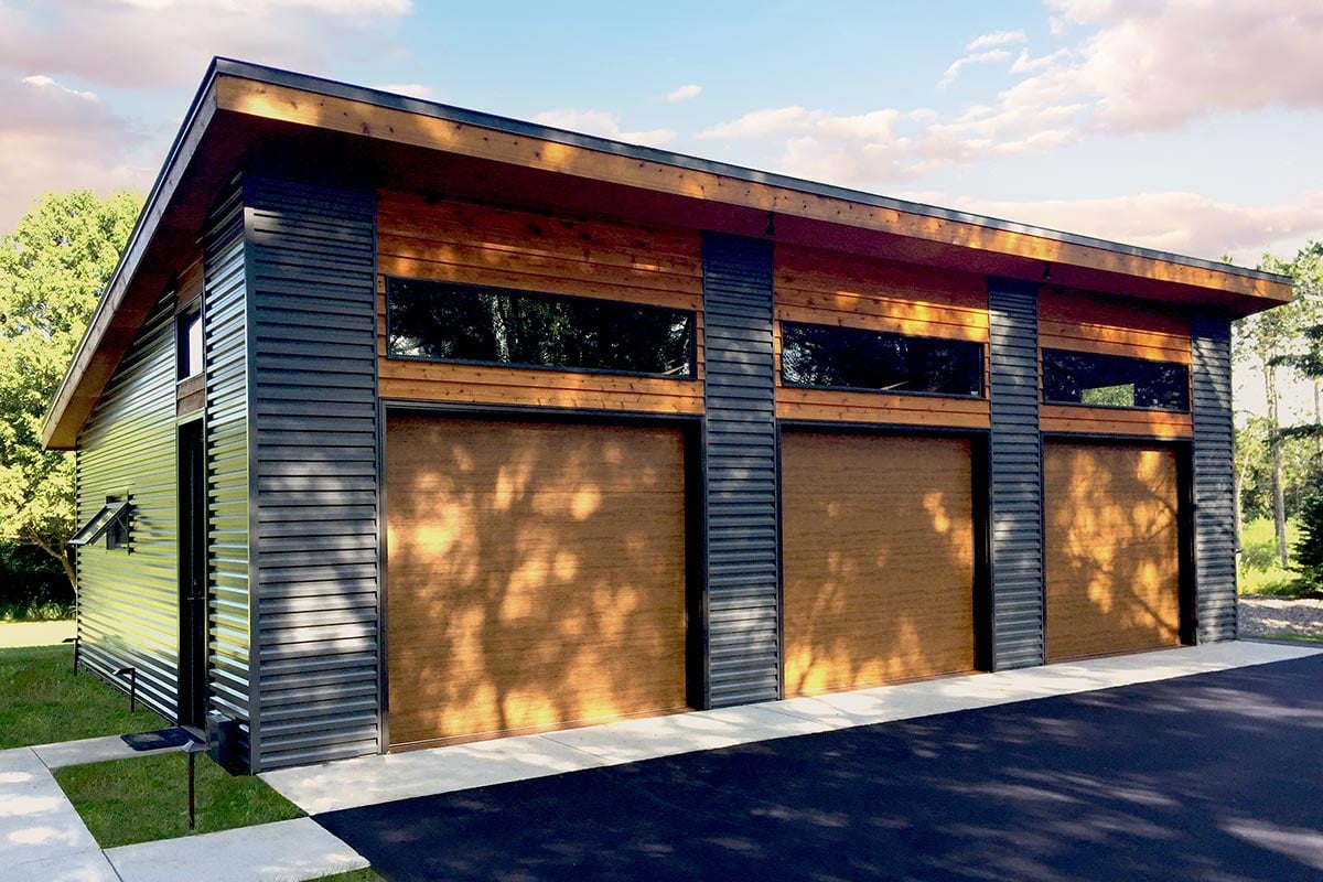 Plan image - 62636DJ:Modern Garage Plan with 3 Bays